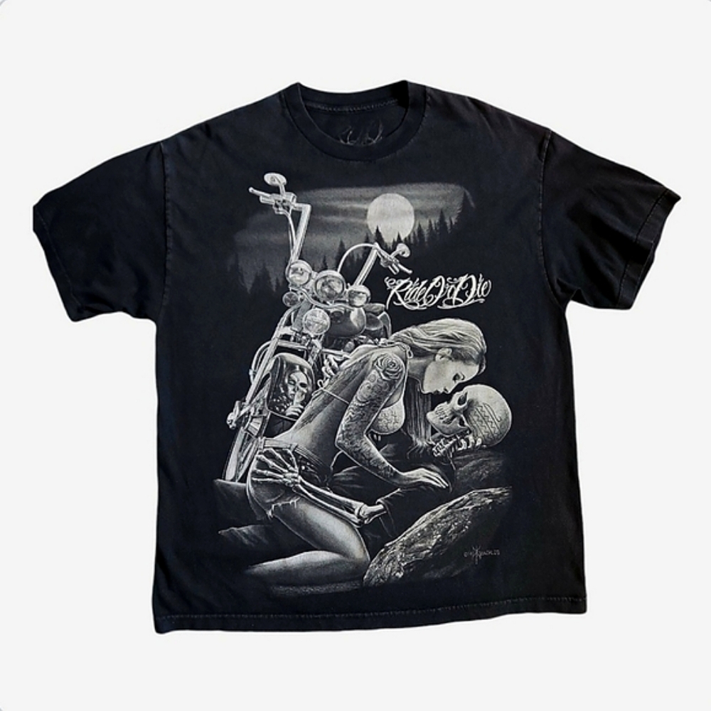 Ride or Die Biker Shirt